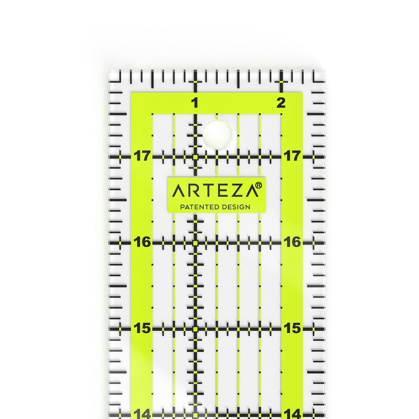 Arteza Acrylic Quilter's Ruler, 2.5" x 18"
