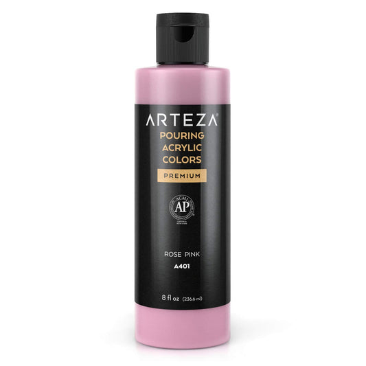 Arteza Pouring Acrylic Paint, 8oz Bottle - A401 Rose Pink